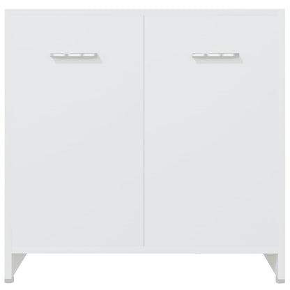vidaXL 4 Piece Bathroom Furniture Set White 5