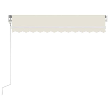 vidaXL Manual Retractable Awning 350x250 cm Cream 3