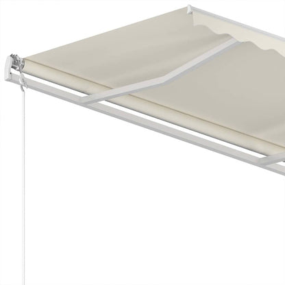 vidaXL Manual Retractable Awning 350x250 cm Cream 4