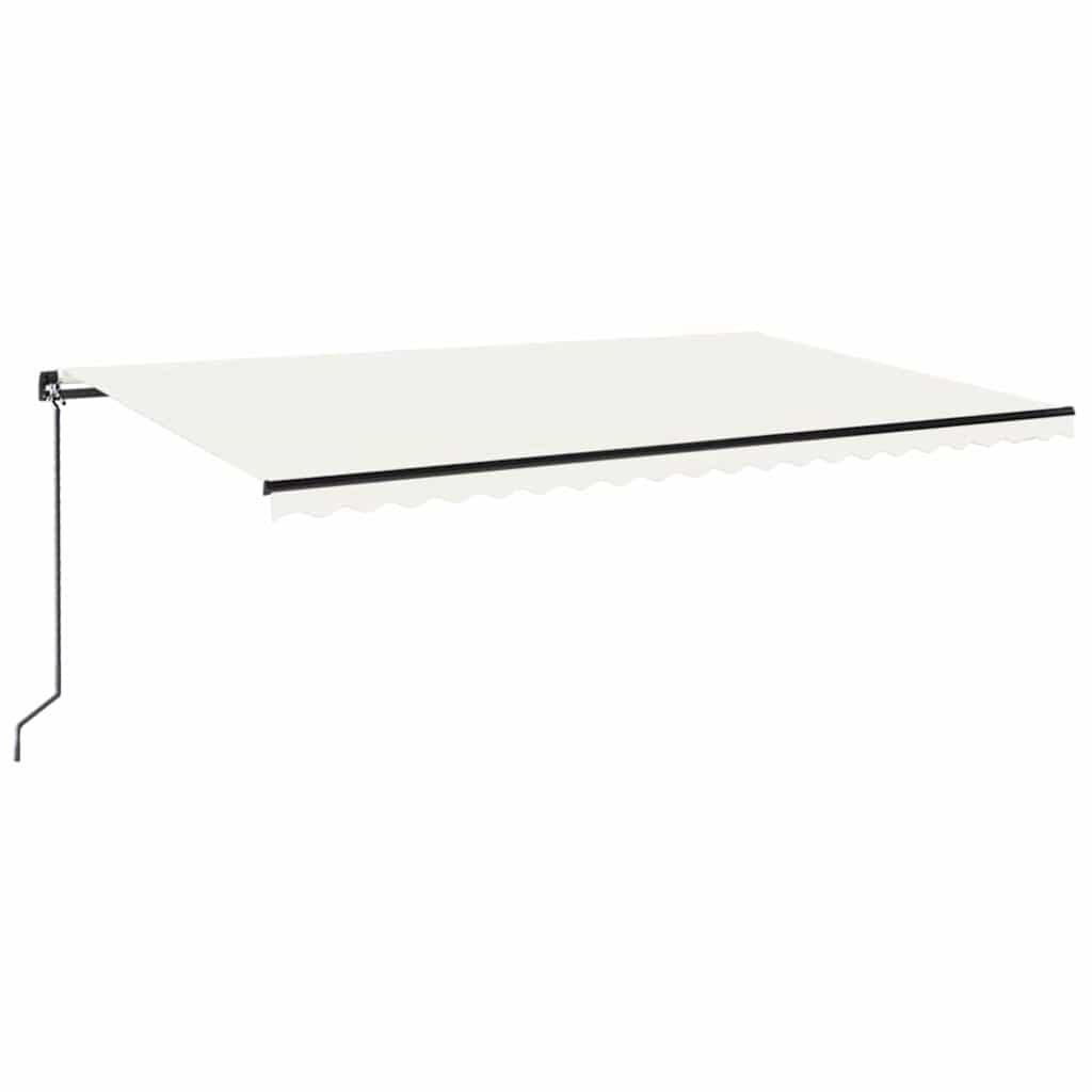 Manual Retractable Awning Drop 300 cm Cream