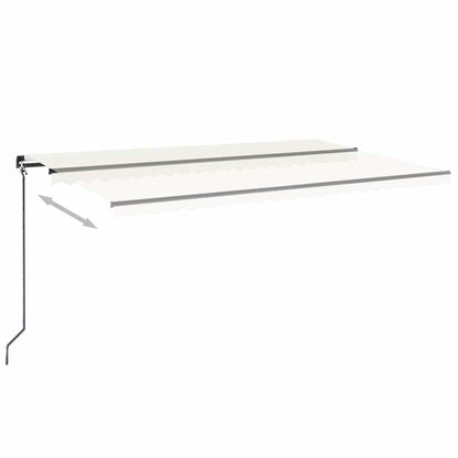 Manual Retractable Awning Drop 300 cm Cream