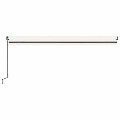 Manual Retractable Awning Drop 300 cm Cream