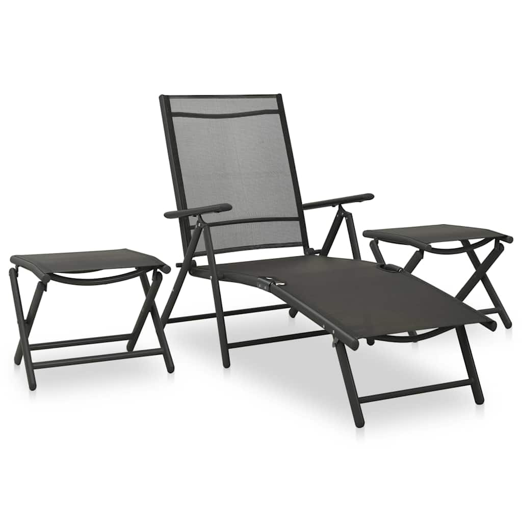 12 Piece Garden Dining Black