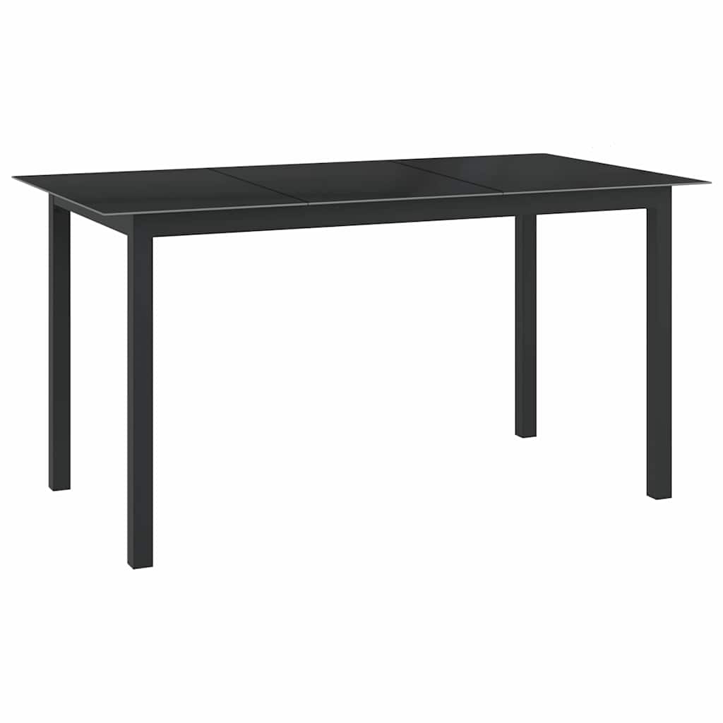 12 Piece Garden Dining Black