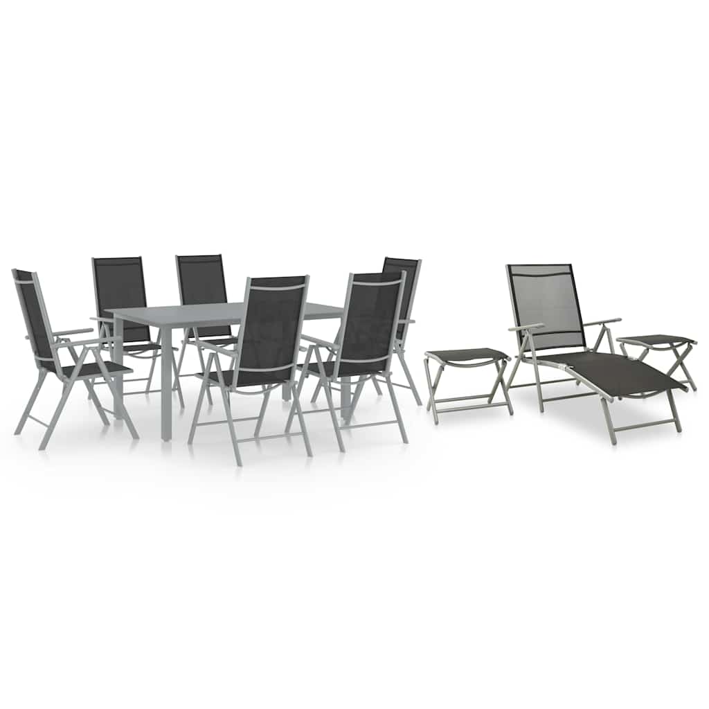 12 Piece Garden Dining Silver