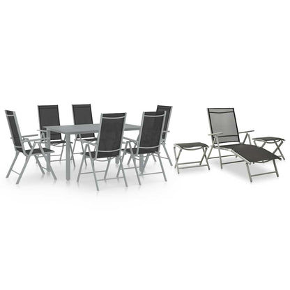 12 Piece Garden Dining Silver