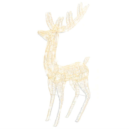 XXL Acrylic Christmas Reindeer 250 LED 180 cm Width 96 cm Warm white