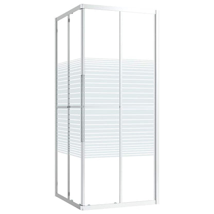 150762 vidaXL Shower Cabin ESG 80x80x180 cm 2