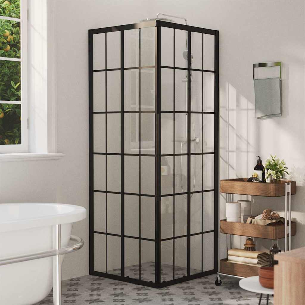 150770 vidaXL Shower Cabin ESG 80x80x180 cm 1