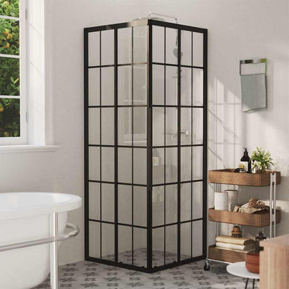 150770 vidaXL Shower Cabin ESG 80x80x180 cm 1