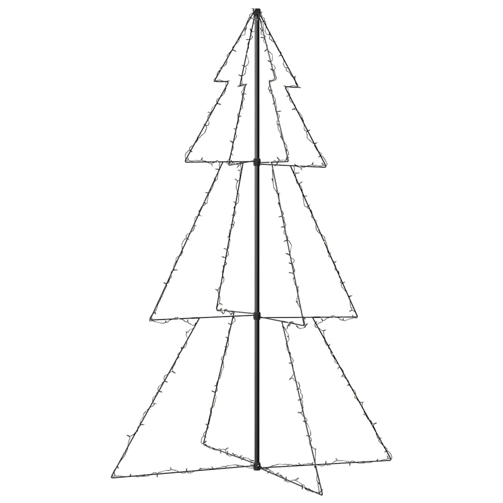 Christmas Cone Tree 160 LEDs Indoor and Outdoor 78x120 cm Warm white 180 cm 118 cm