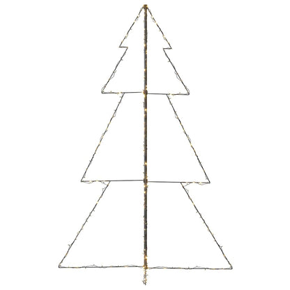 Christmas Cone Tree 160 LEDs Indoor and Outdoor 78x120 cm Warm white 180 cm 118 cm