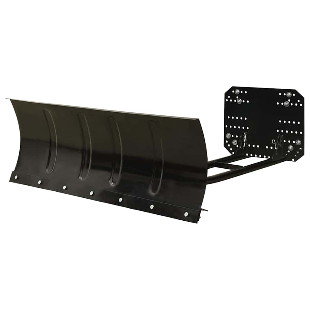 151007 vidaXL Snow Plough for ATV 115x38 cm Black 1