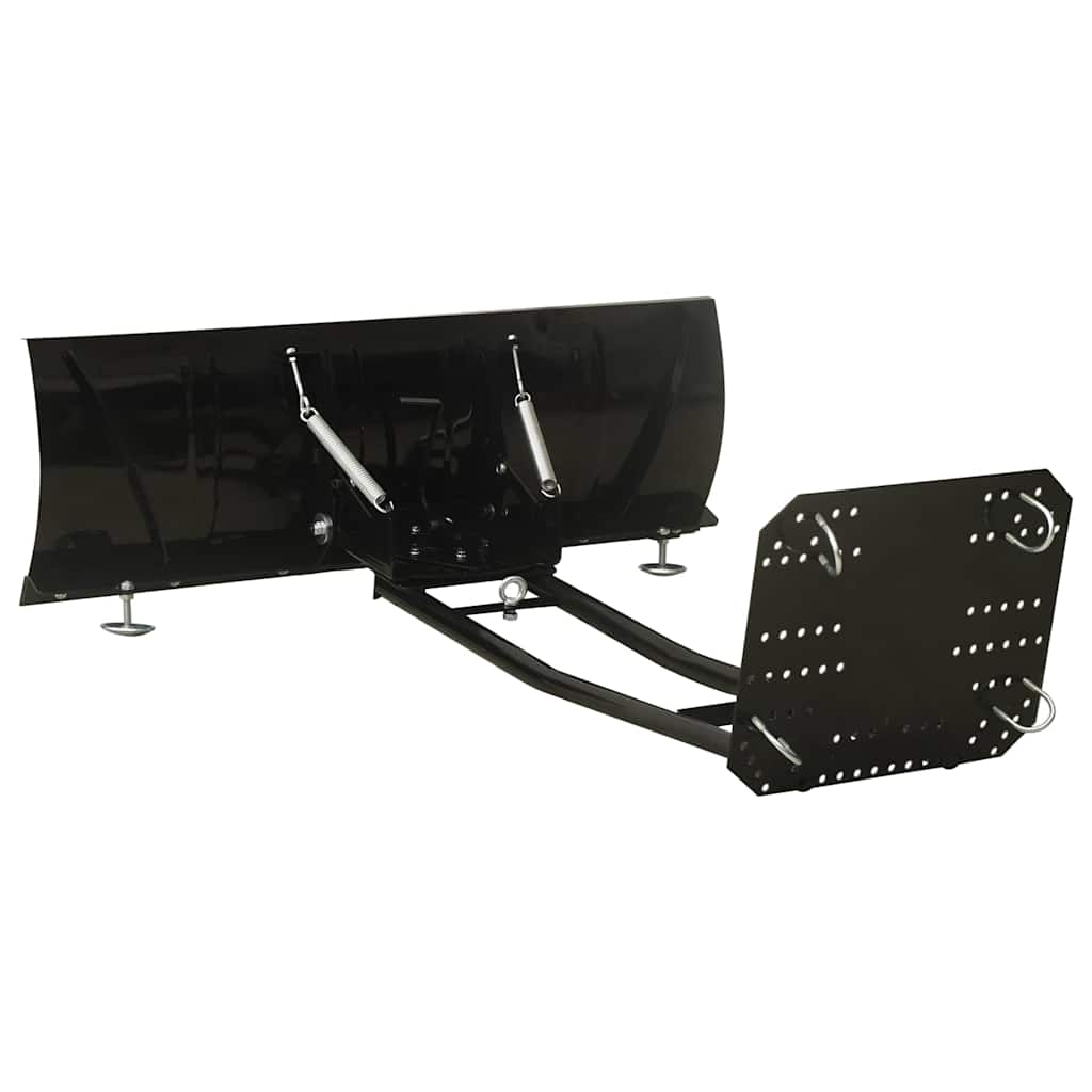151007 vidaXL Snow Plough for ATV 115x38 cm Black 3
