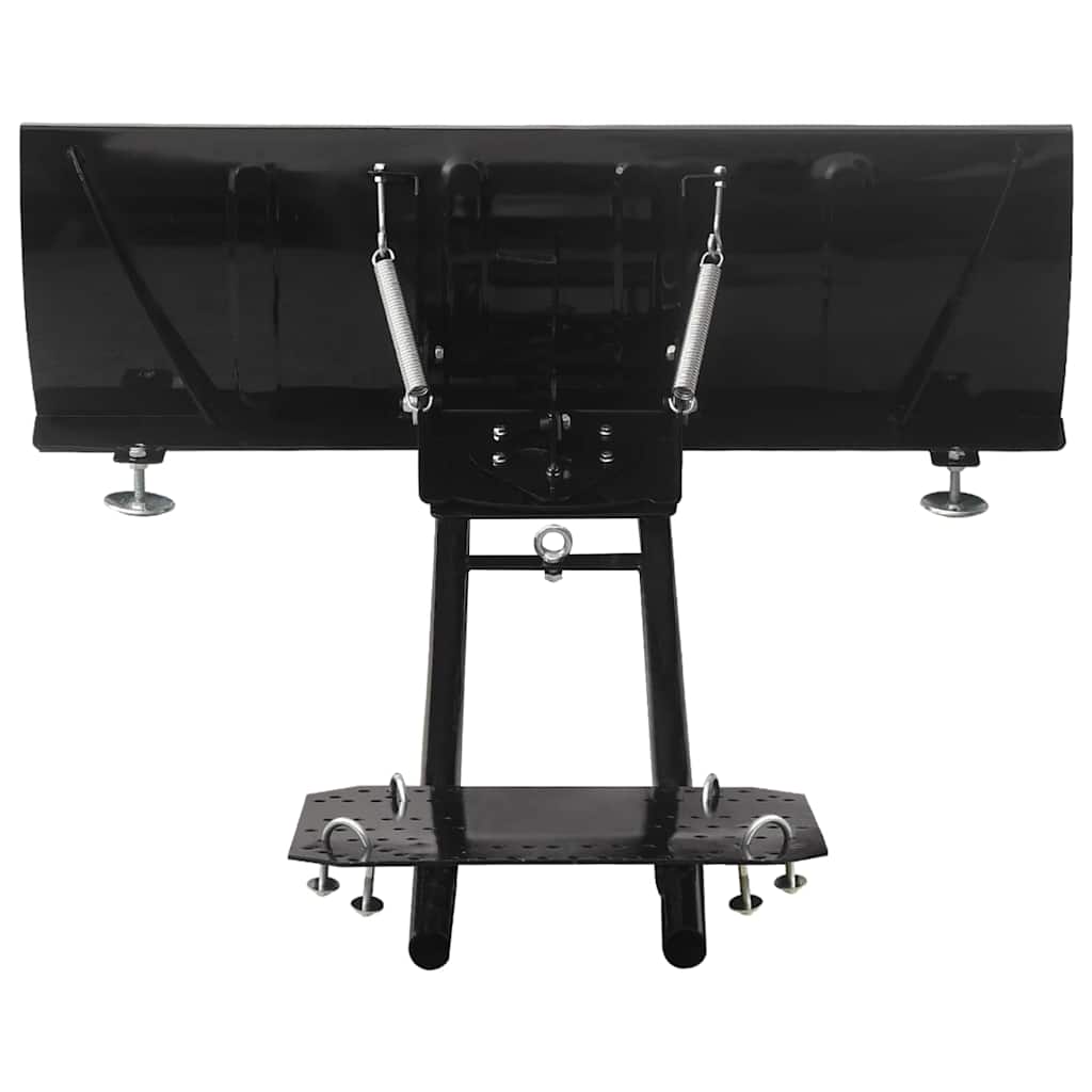 151007 vidaXL Snow Plough for ATV 115x38 cm Black 4