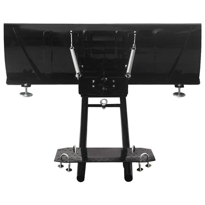 151007 vidaXL Snow Plough for ATV 115x38 cm Black 4