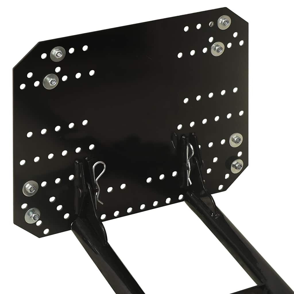 151007 vidaXL Snow Plough for ATV 115x38 cm Black 5