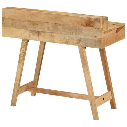 vidaXL Desk | Natural wood | Solid rough mango wood | Medium | Desk 4