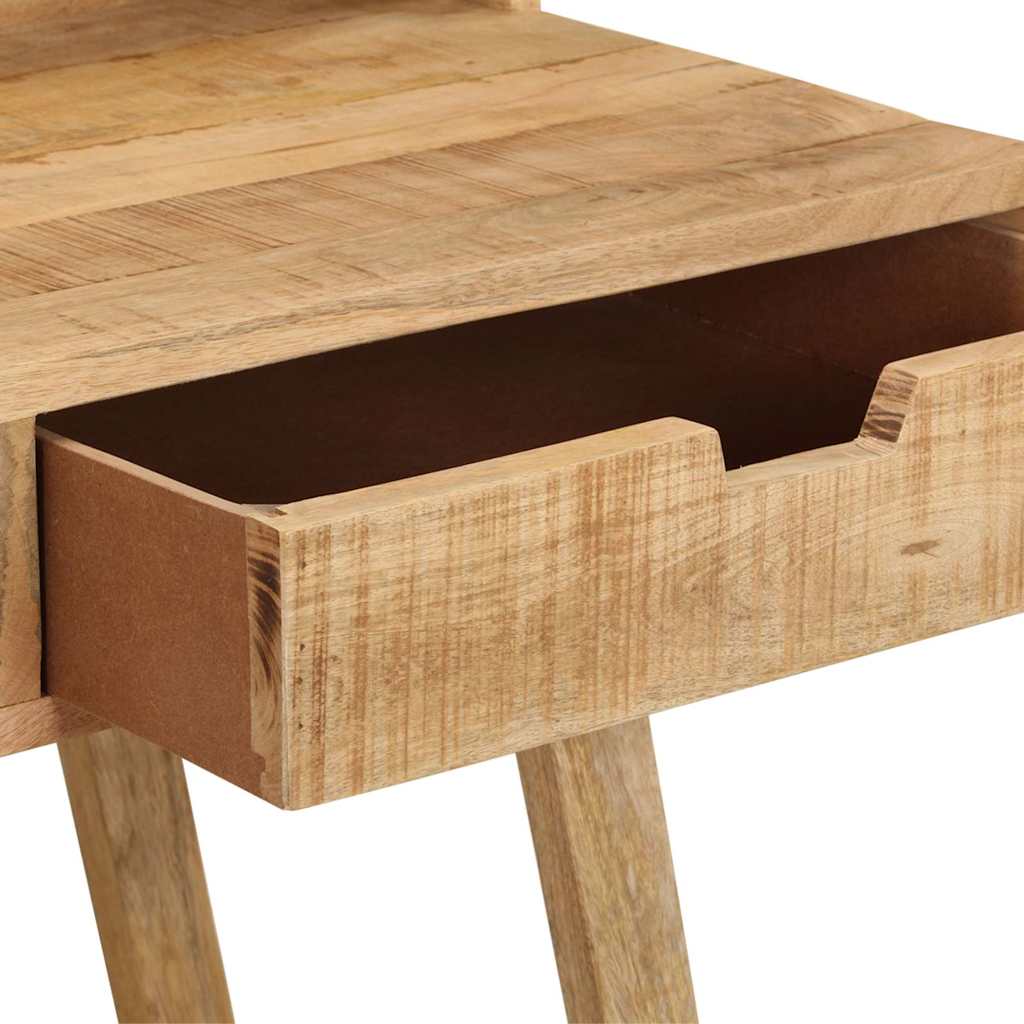 vidaXL Desk | Natural wood | Solid rough mango wood | Medium | Desk 5