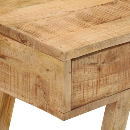 vidaXL Desk | Natural wood | Solid rough mango wood | Medium | Desk 6