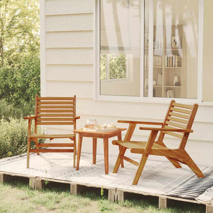 vidaXL 3 Piece Bistro Set Solid Acacia Wood 1