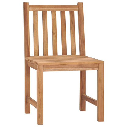 vidaXL Garden Chairs 4 pcs Solid Teak Wood 2