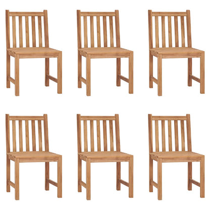 Garden Chairs Solid Teak Wood 6