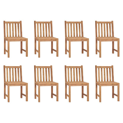 Garden Chairs Solid Teak Wood 8