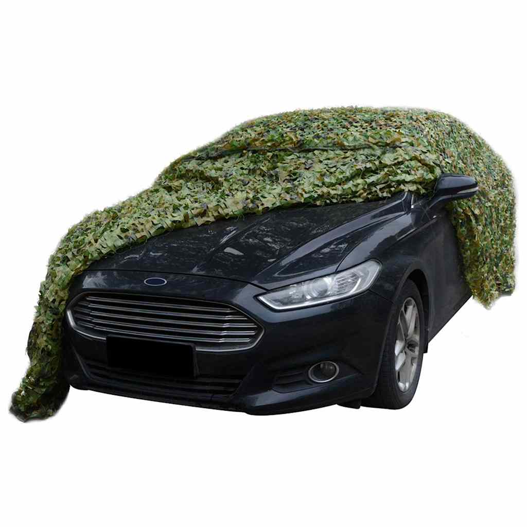 Camouflage Net with Storage Bag 4x6 m Green Width 400 cm 500 cm