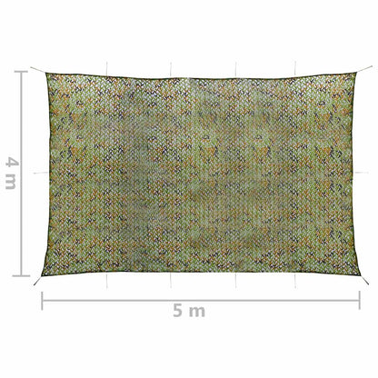 Camouflage Net with Storage Bag 4x6 m Green Width 400 cm 500 cm