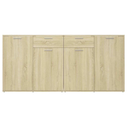 Sideboard 80x36x75 cm Engineered Wood Sonoma oak 160 cm