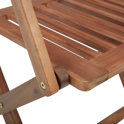 vidaXL Folding Chairs 6 pcs Solid Acacia Wood 6