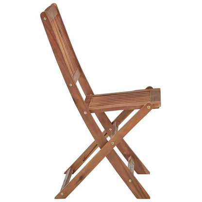 vidaXL Folding Chairs 6 pcs Solid Acacia Wood 4