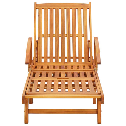 vidaXL Sun Loungers 2 pcs Solid Acacia Wood 3