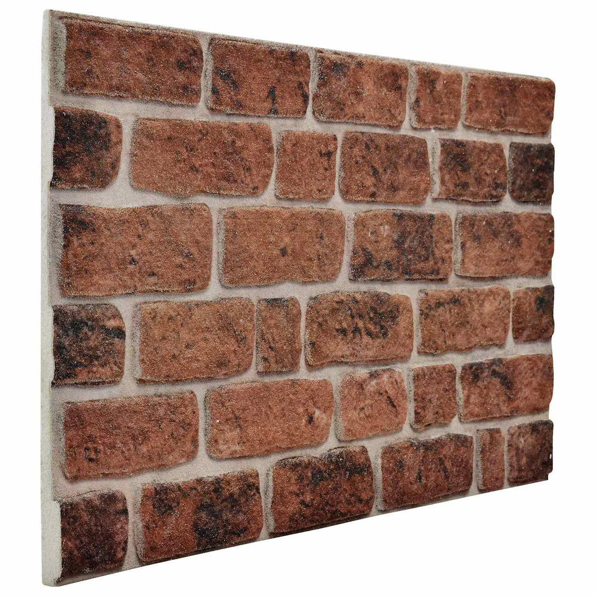 Wall Panels 10 pcs 100 x 50 cm EPS Foam Brown brick