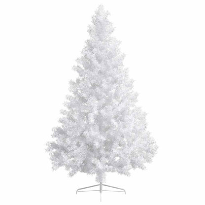 Artificial Half Pre-lit Christmas Tree with Ball 180 cm White with 60 rose gold balls