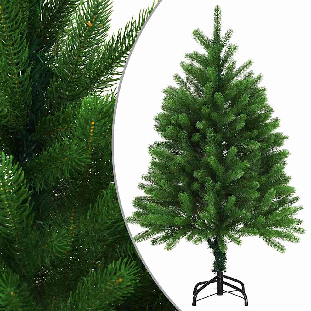 Christmas Tree Green 120 cm PE Length 75 cm with 61 rose gold balls