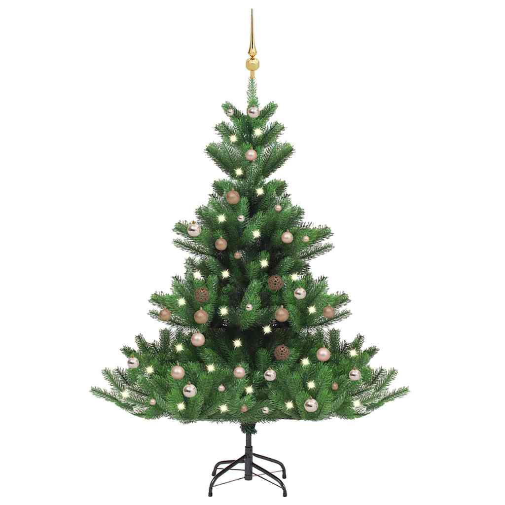 Nordmann Fir Artificial Christmas Tree LED&Ball Set Green 120cm Rose 180 cm 144 cm