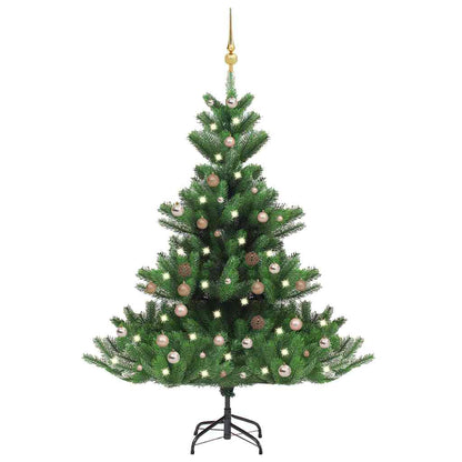 Nordmann Fir Artificial Christmas Tree LED&Ball Set Green 120cm Rose 180 cm 144 cm