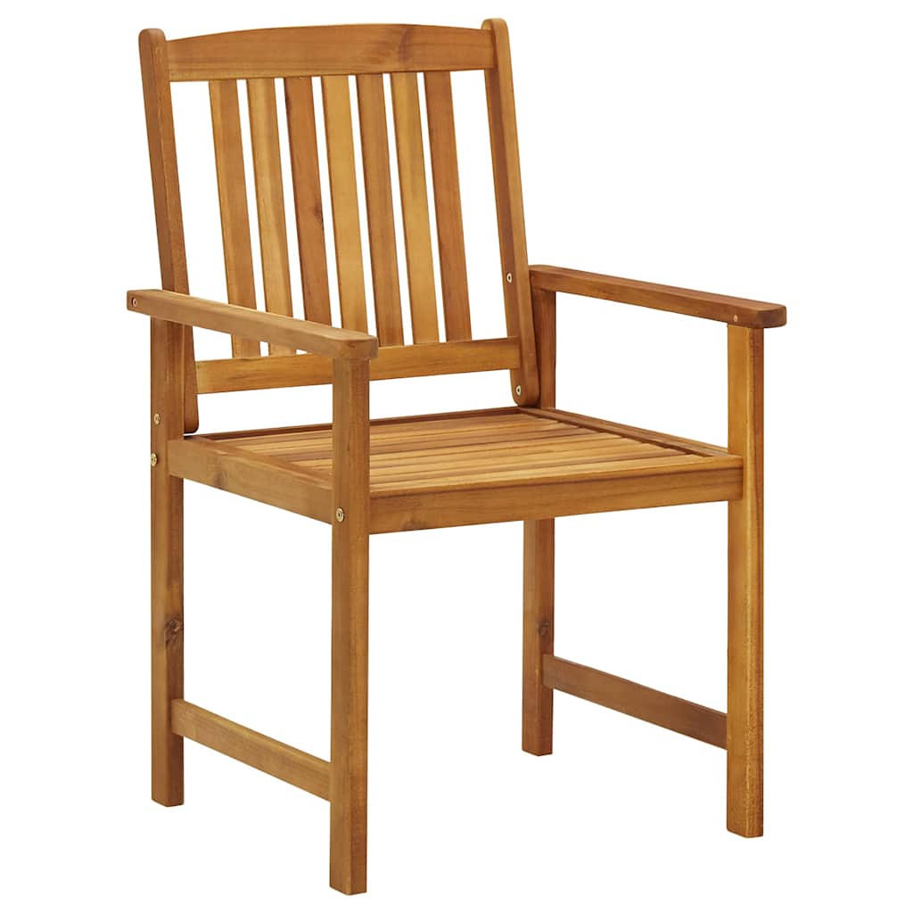 vidaXL Garden Chairs 6 pcs Solid Acacia Wood 2