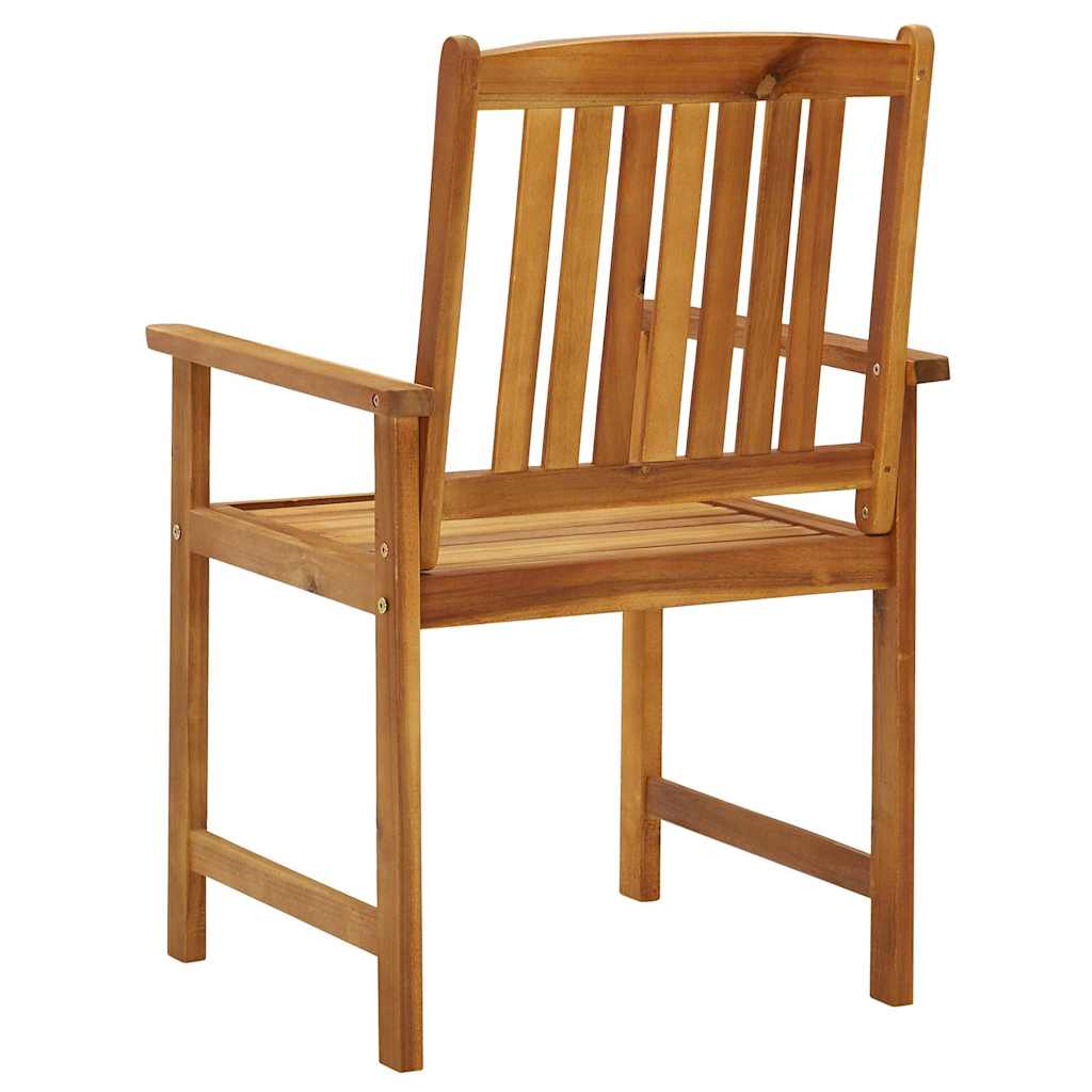 vidaXL Garden Chairs 6 pcs Solid Acacia Wood 3