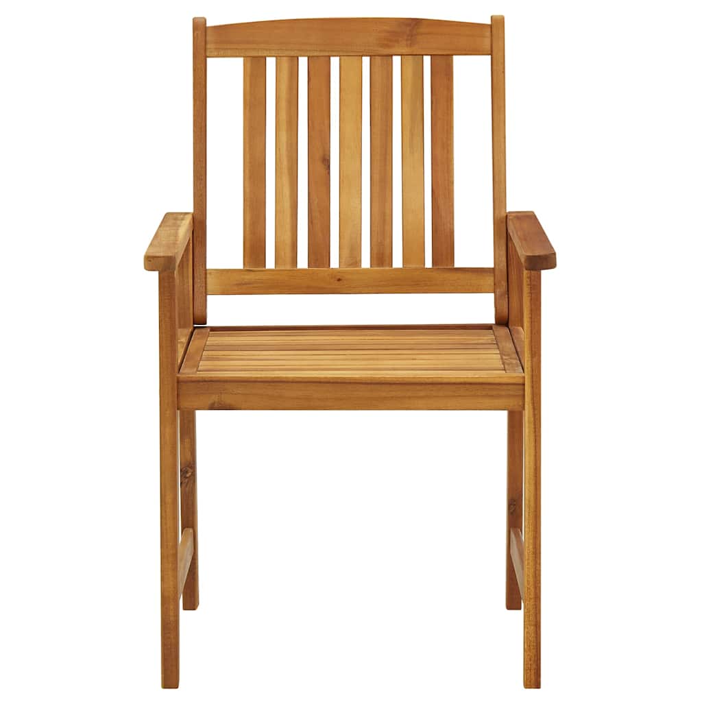 vidaXL Garden Chairs 6 pcs Solid Acacia Wood 4