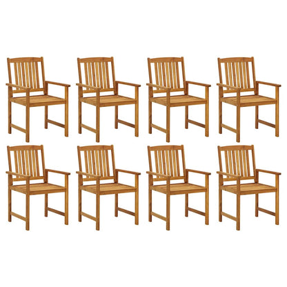 vidaXL Garden Chairs Solid Acacia Wood