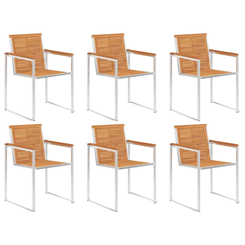 Garden Chairs and Stainless Steel 6