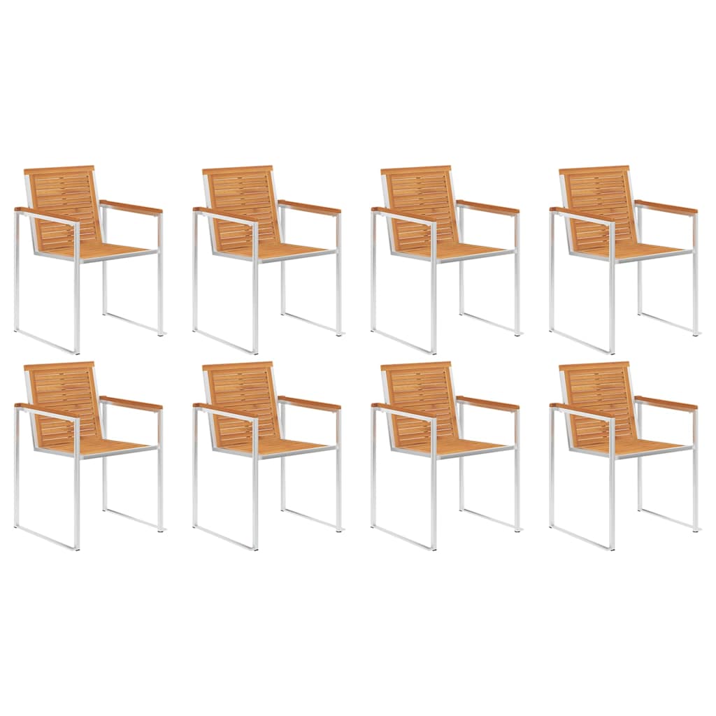Garden Chairs and Stainless Steel 8