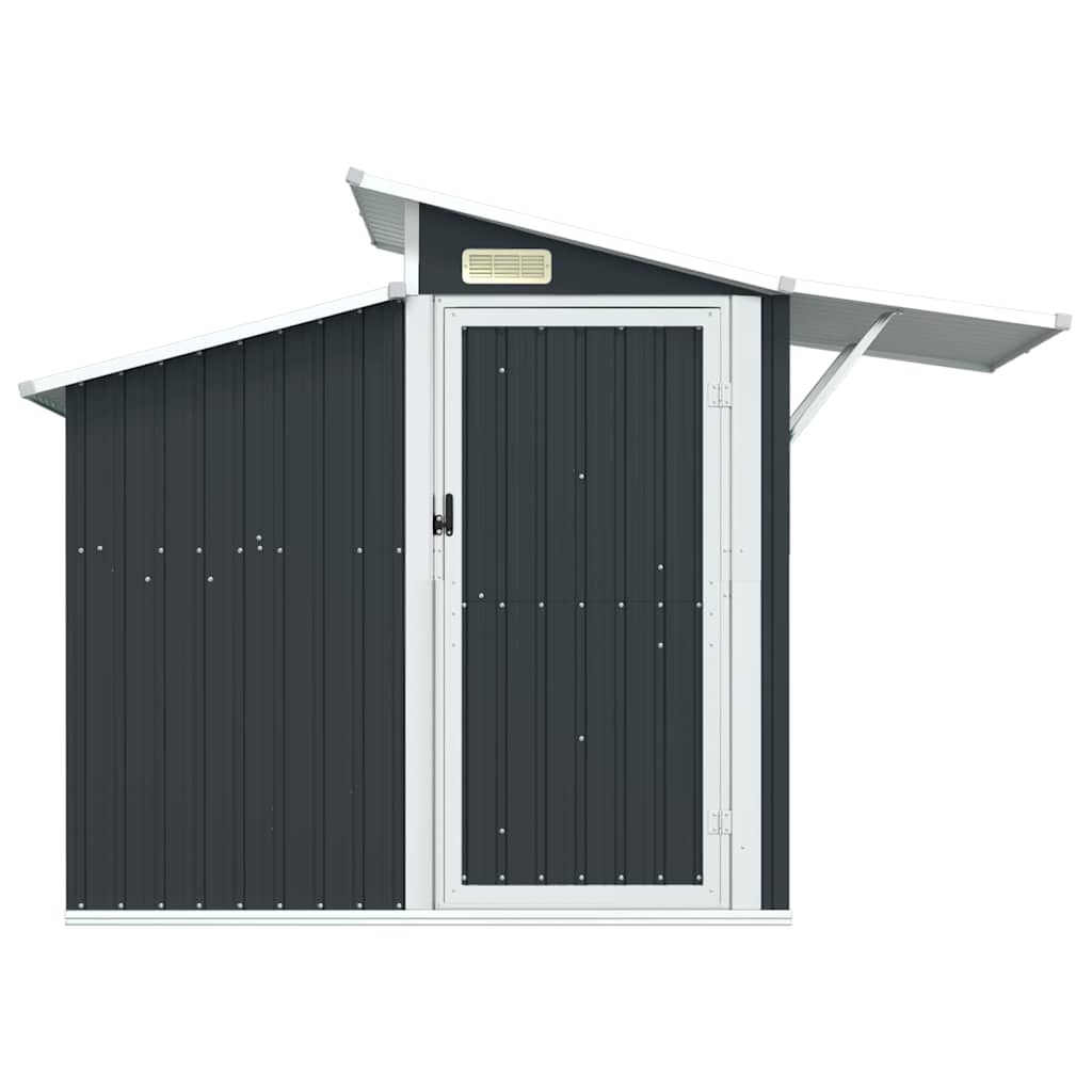 vidaXL Garden Shed Anthracite 270x130x208.5 cm Galvanised Steel 3