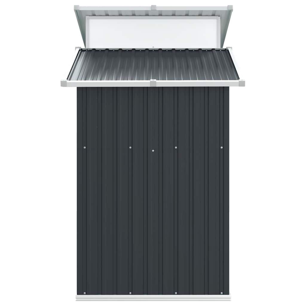 vidaXL Garden Shed Anthracite 270x130x208.5 cm Galvanised Steel 5