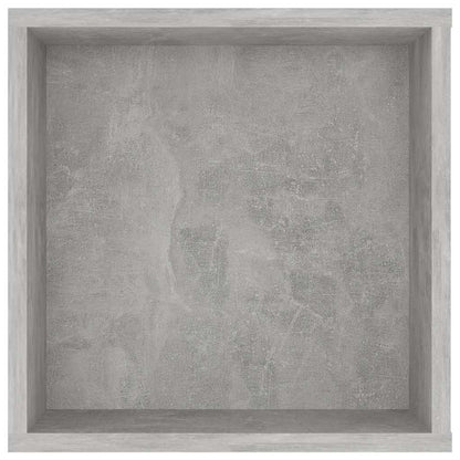 Wall-Mounted TV Cabinet 102x35x35 cm Engineered Wood Concrete grey