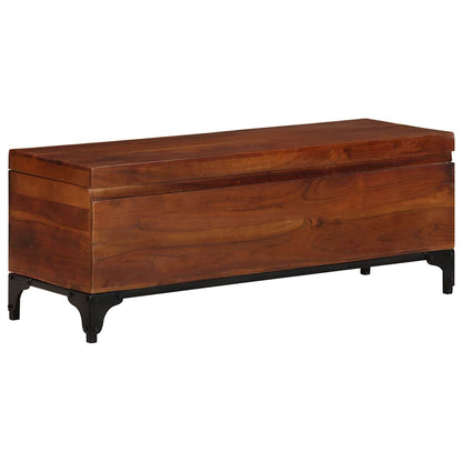 vidaXL Storage Trunk 110x35x41 cm Solid Acacia Wood 1