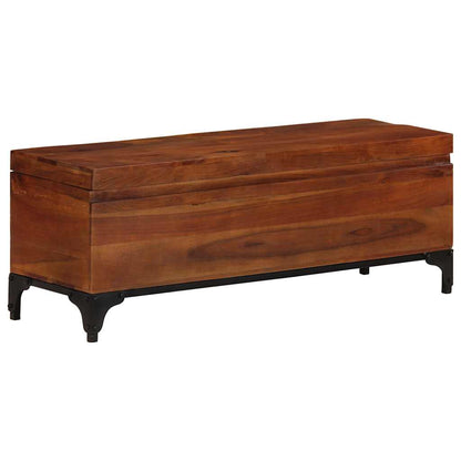 vidaXL Storage Trunk 110x35x41 cm Solid Acacia Wood 6